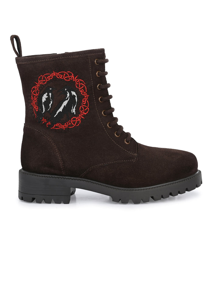 Dona Nova By Carlo Romano Women's Genuine Suede Leather Ankle Boot