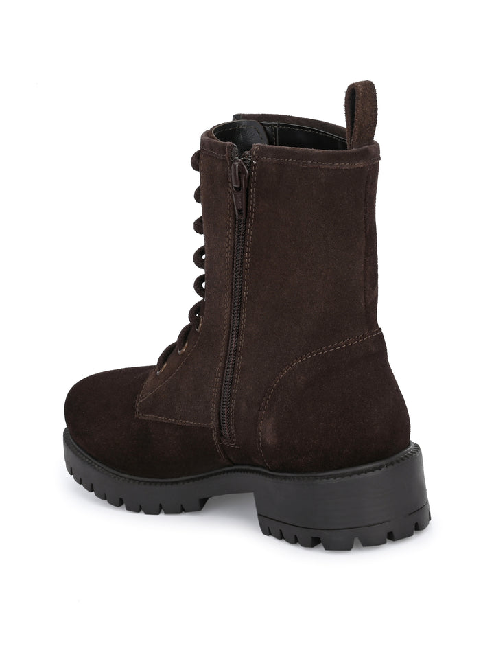 Dona Nova By Carlo Romano Women's Genuine Suede Leather Ankle Boot