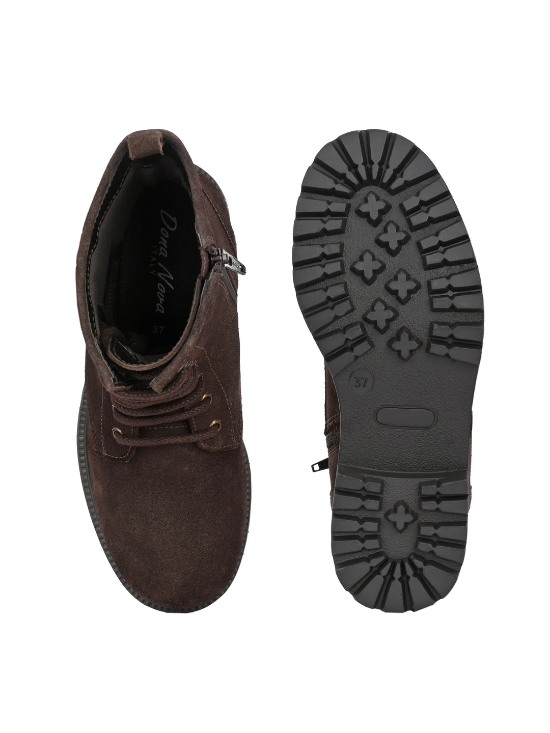 Dona Nova By Carlo Romano Women's Genuine Suede Leather Ankle Boot