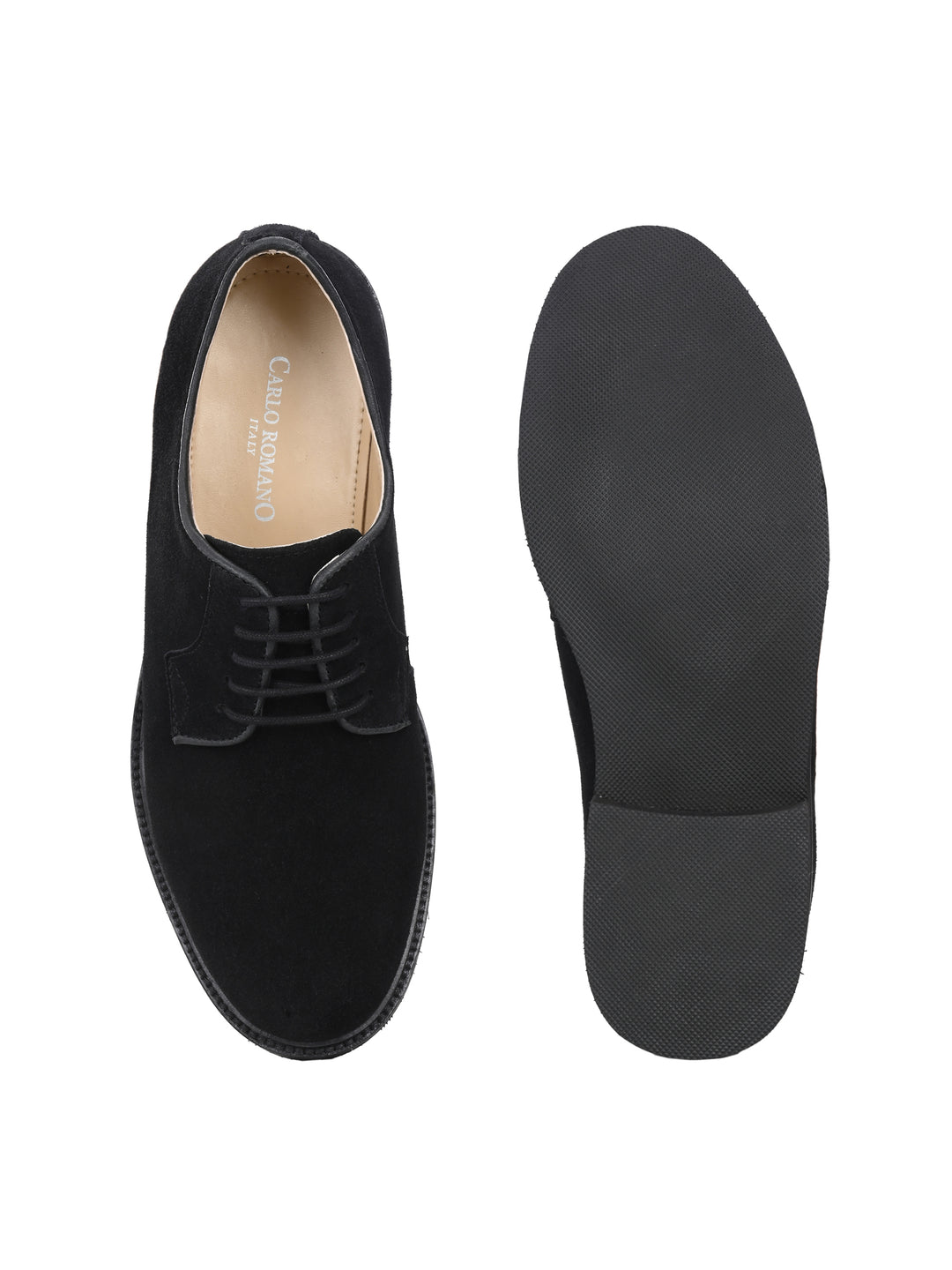 Carlo Romano Suede Leather Derby Formal Shoes For men