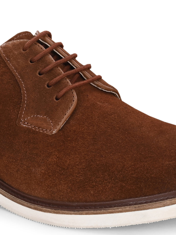 Carlo Romano Suede Leather Derby Formal Shoes For men