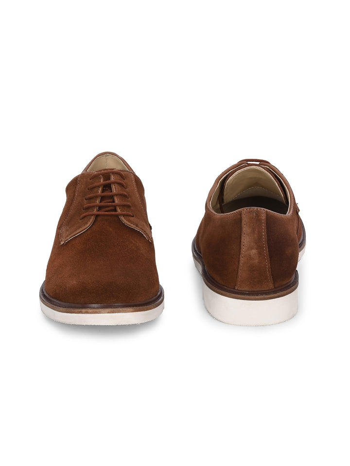 Carlo Romano Suede Leather Derby Formal Shoes For men