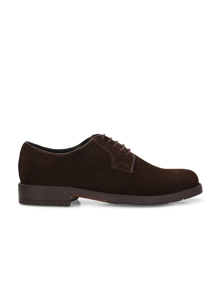 Carlo Romano Suede Leather Derby Formal Shoes For men