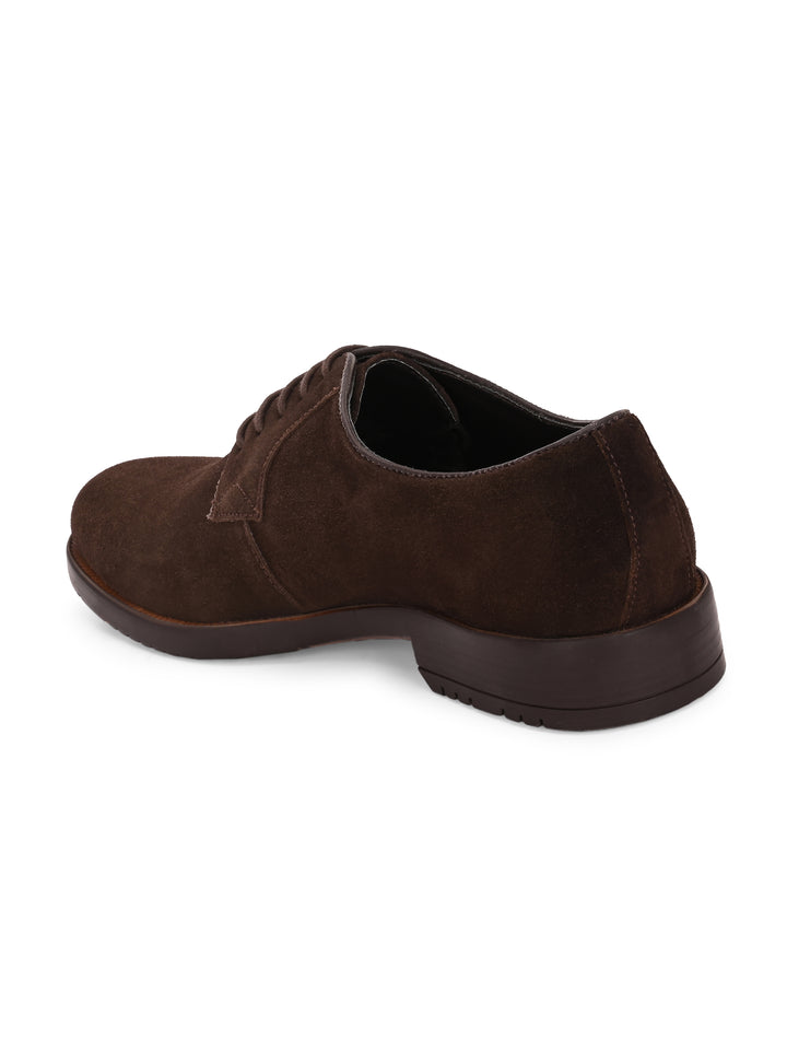 Carlo Romano Suede Leather Derby Formal Shoes For men