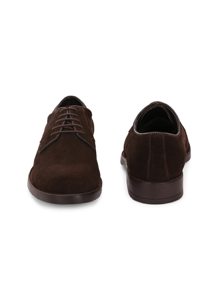 Carlo Romano Suede Leather Derby Formal Shoes For men