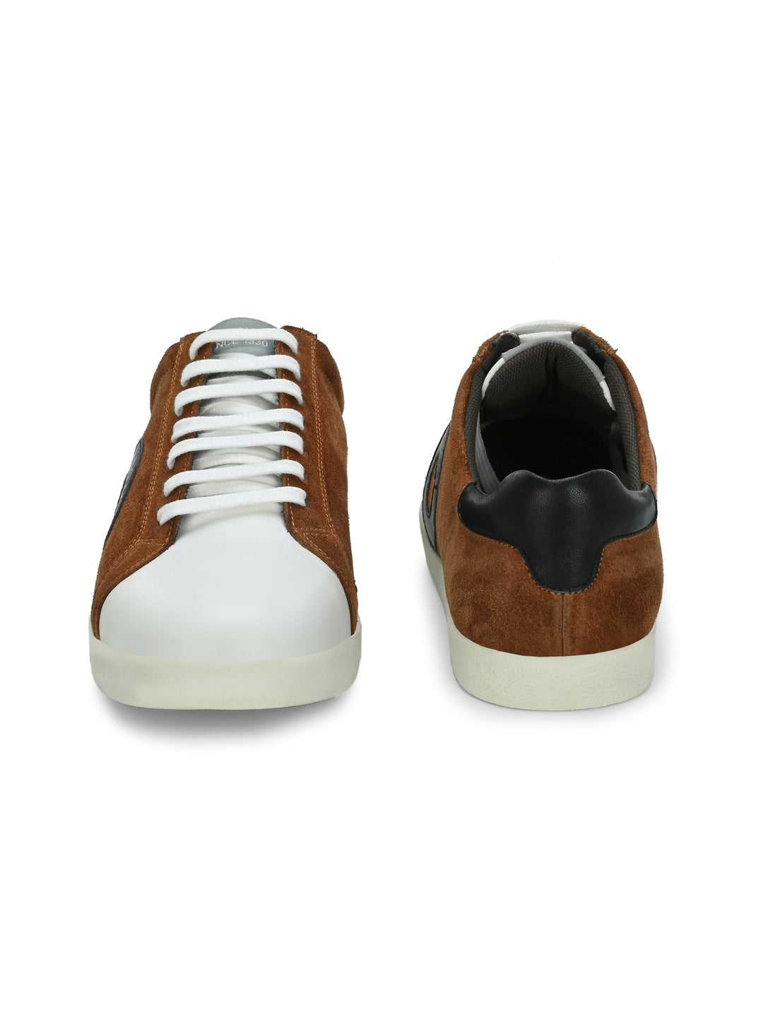 Men's Genuine Leather Lace up Casual Sneaker Shoe