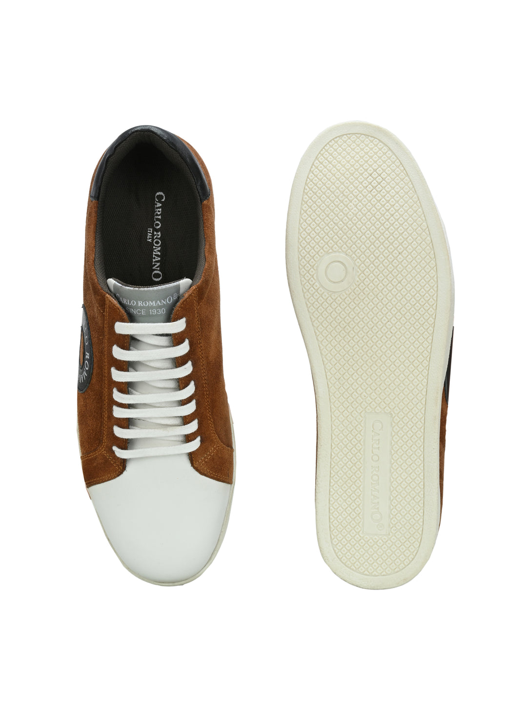 Men's Genuine Leather Lace up Casual Sneaker Shoe