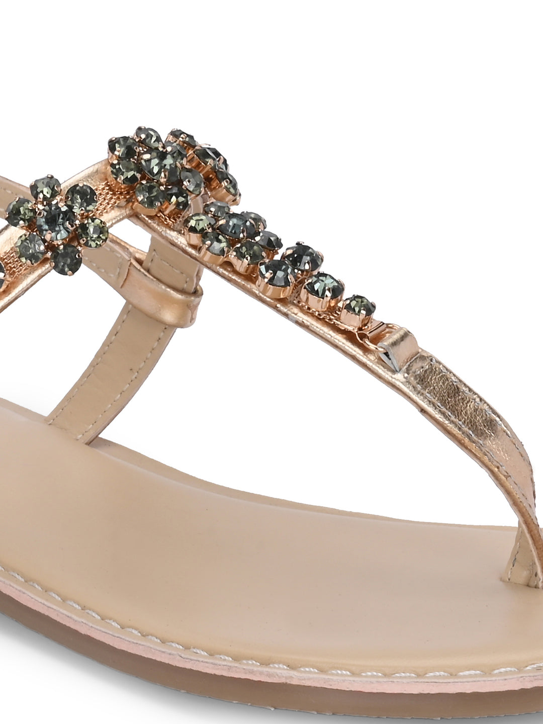 CARLO ROMANO GENUINE LEATHER FLAT STYLISH SANDAL FOR WOMEN