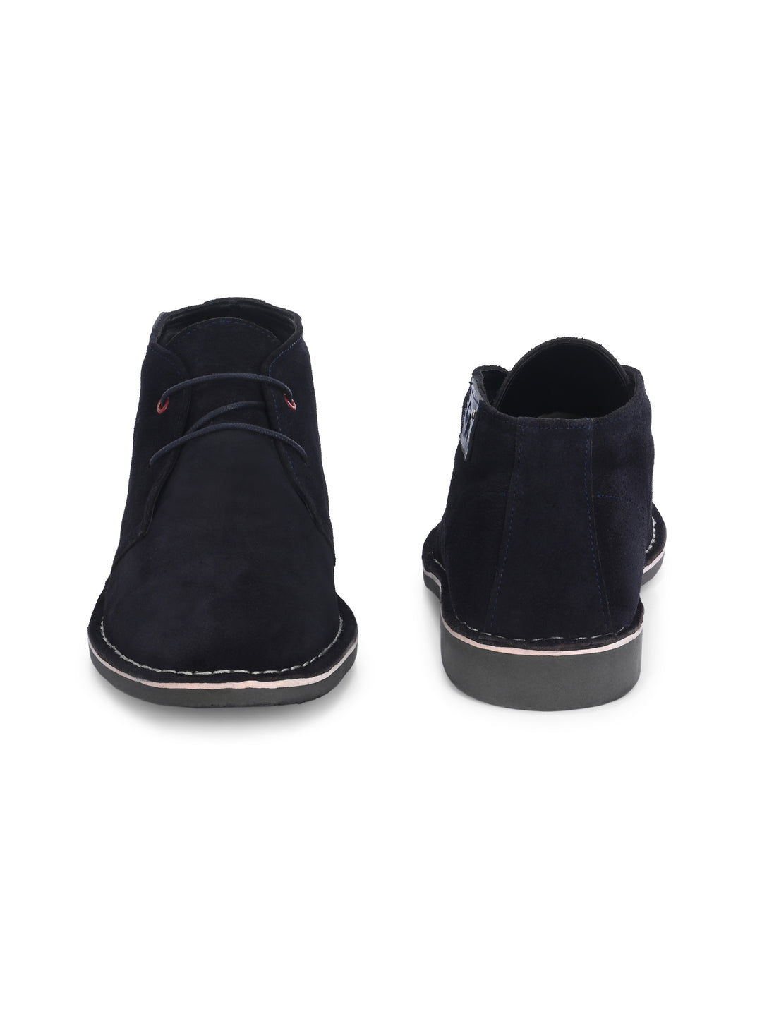 CARLO ROMANO BY WASAN NAVY BLUE COLOR LEATHER BOOT FOR MEN