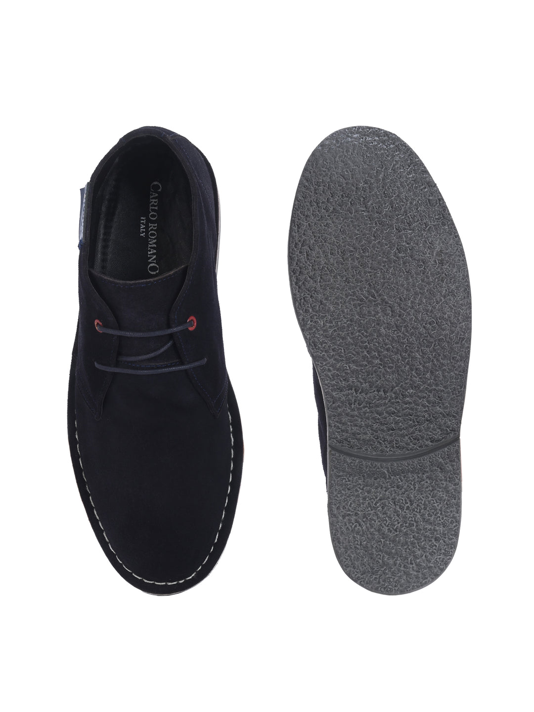 CARLO ROMANO BY WASAN NAVY BLUE COLOR LEATHER BOOT FOR MEN