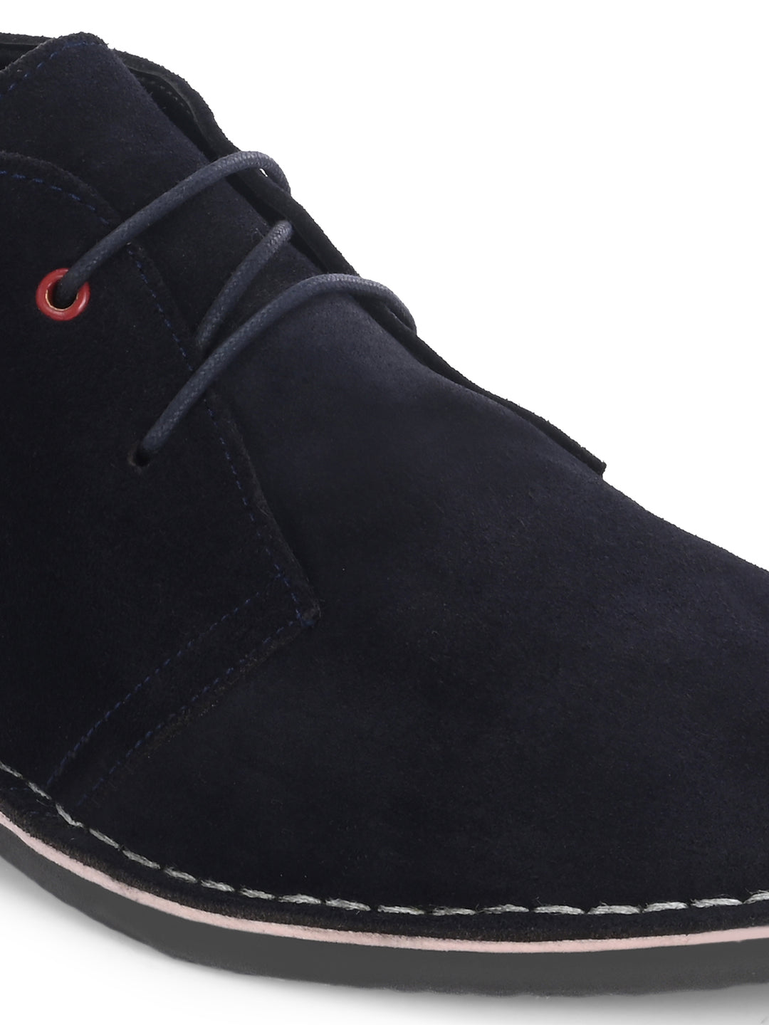 CARLO ROMANO BY WASAN NAVY BLUE COLOR LEATHER BOOT FOR MEN