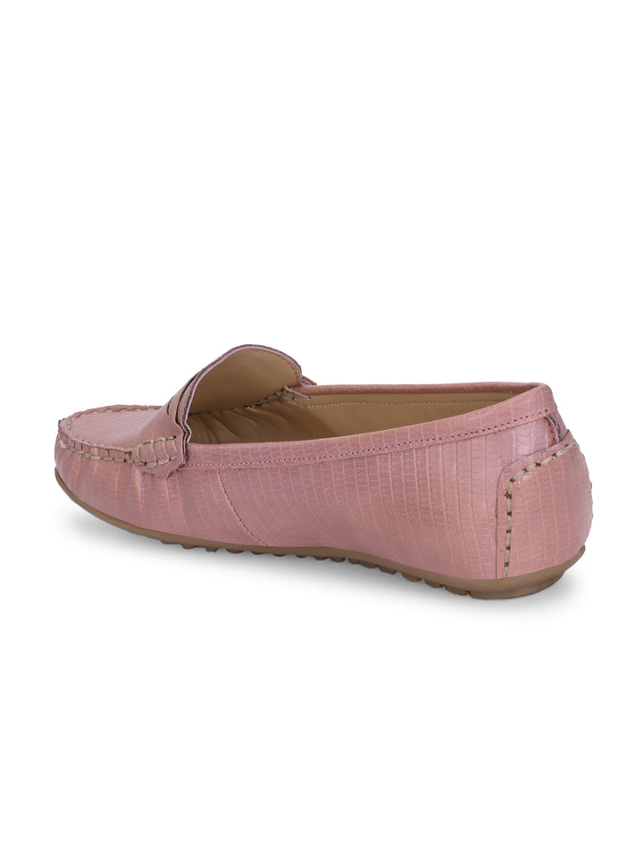 CARLO ROMANO BY WASAN VEGAN LEATHER LIZARD PRINT MOCCASIN FOR WOMEN