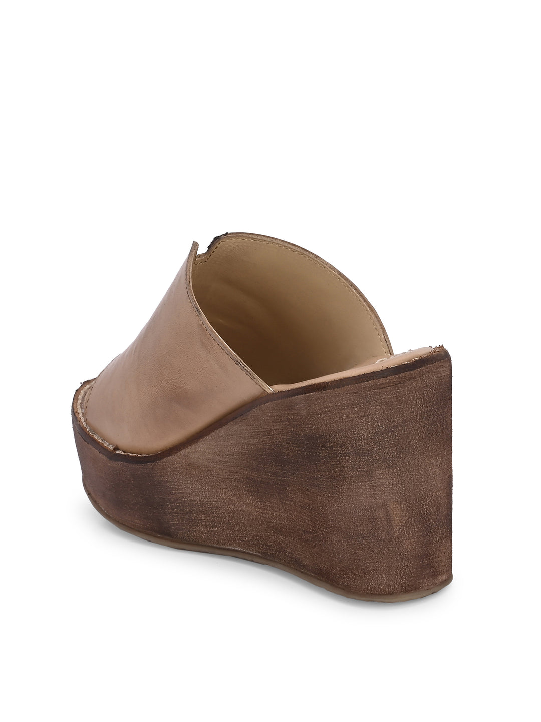 Women's Genuine Sheep Leather Ultra Light Weight High Heel Sandal