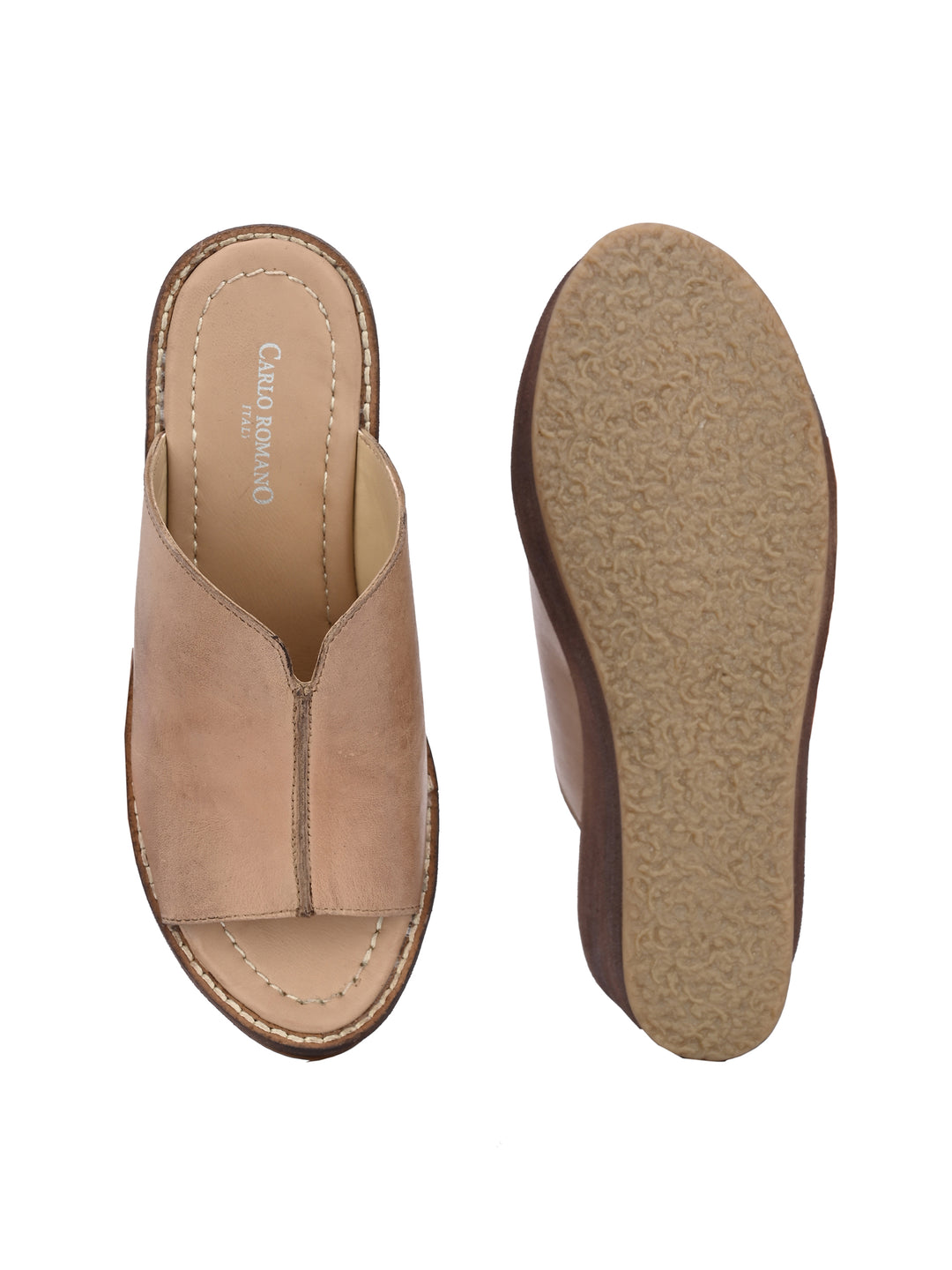 Women's Genuine Sheep Leather Ultra Light Weight High Heel Sandal