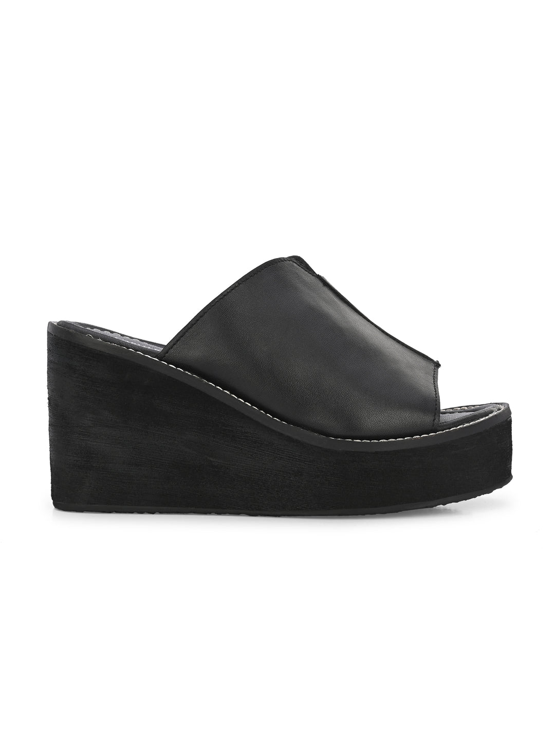 Women's Genuine Sheep Leather Ultra Light Weight High Heel Sandal