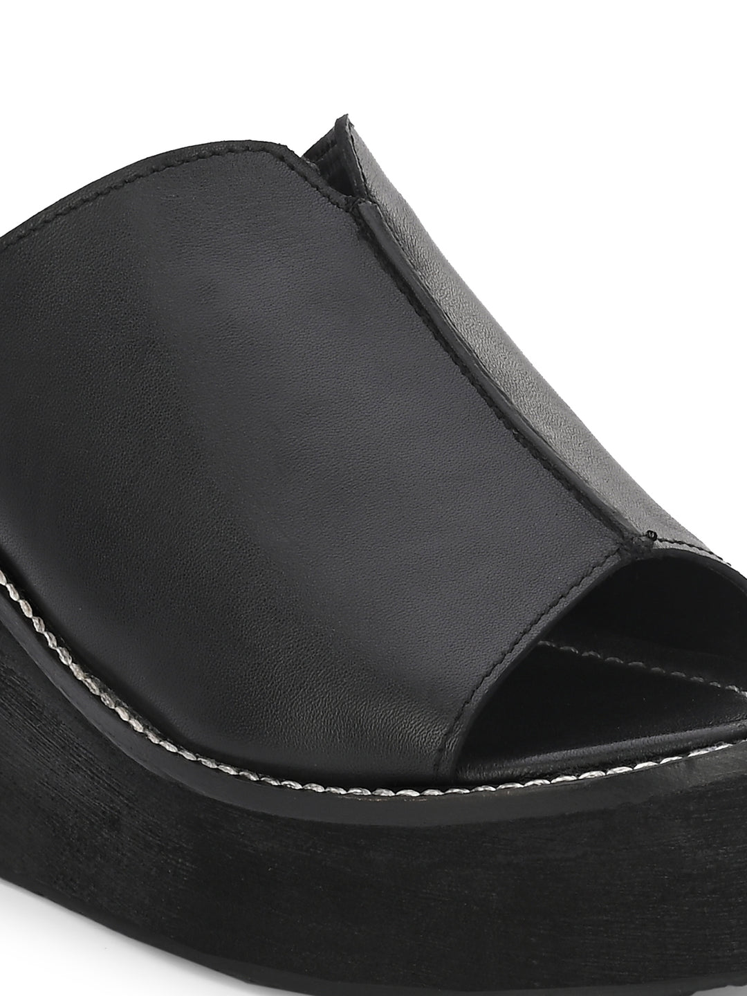 Women's Genuine Sheep Leather Ultra Light Weight High Heel Sandal