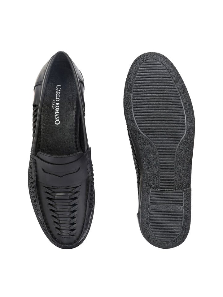 CARLO ROMANO BY WASAN SHOE MEN'S Moccasin Leather Burnish