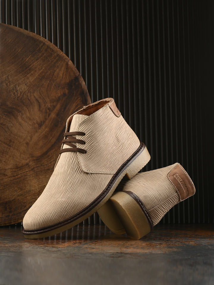 CARLO ROMANO PRIMIUME SUEDE LEATHER CASUAL DERBY BOOT FOR MEN