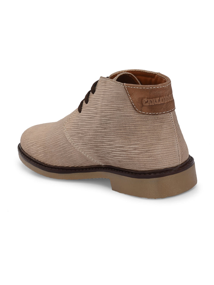 CARLO ROMANO PRIMIUME SUEDE LEATHER CASUAL DERBY BOOT FOR MEN