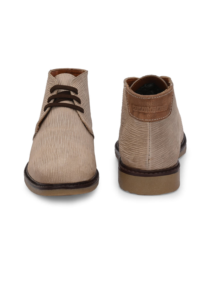 CARLO ROMANO PRIMIUME SUEDE LEATHER CASUAL DERBY BOOT FOR MEN