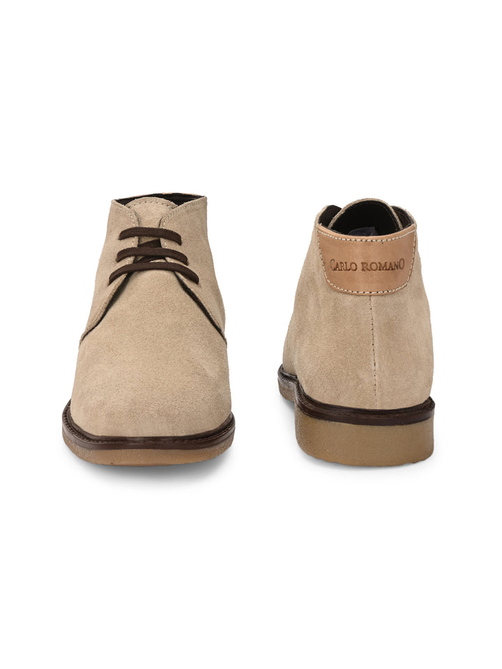 CARLO ROMANO BY WASAN MEN'S GENUINE SUEDE LEATHER ANKLE BOOT