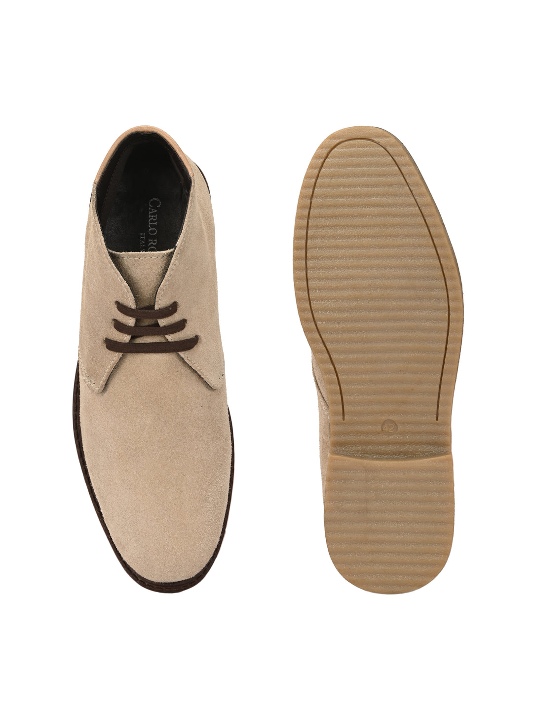 CARLO ROMANO BY WASAN MEN'S GENUINE SUEDE LEATHER ANKLE BOOT