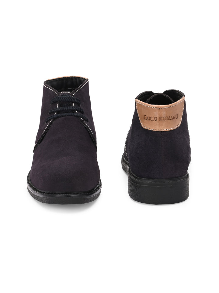 CARLO ROMANO BY WASAN MEN'S GENUINE SUEDE LEATHER ANKLE BOOT