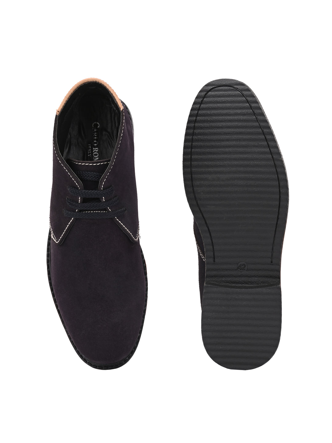 CARLO ROMANO BY WASAN MEN'S GENUINE SUEDE LEATHER ANKLE BOOT