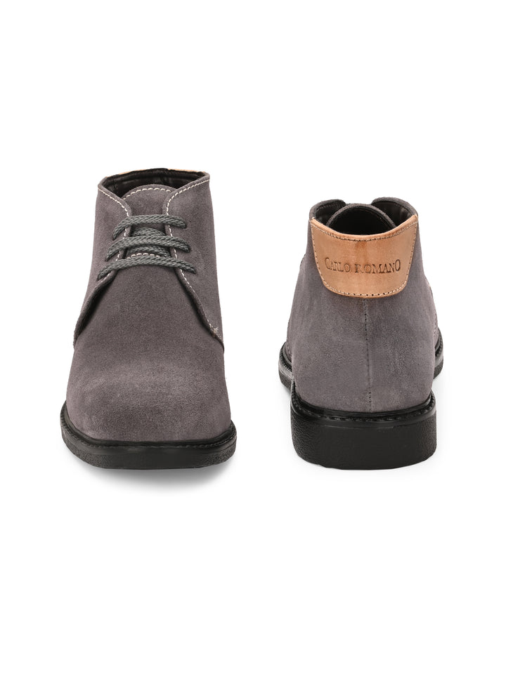 CARLO ROMANO BY WASAN MEN'S GENUINE SUEDE LEATHER ANKLE BOOT