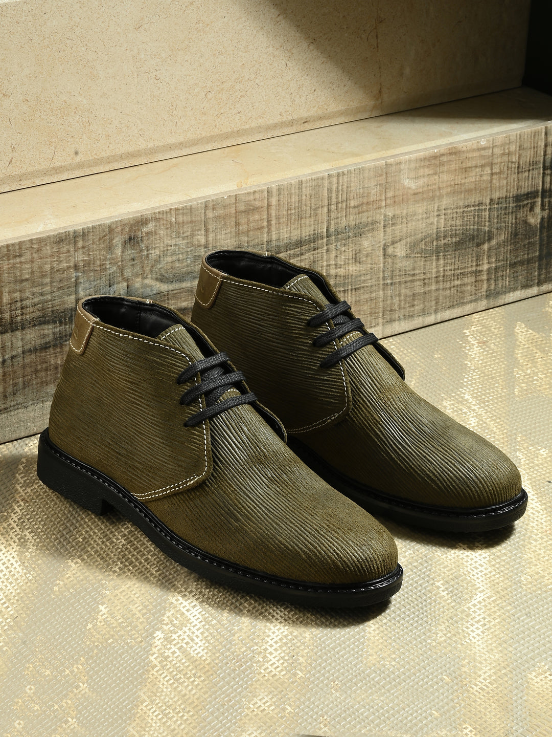 CARLO ROMANO PRIMIUME SUEDE LEATHER CASUAL DERBY BOOT FOR MEN