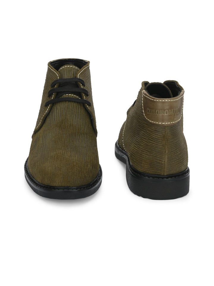 CARLO ROMANO PRIMIUME SUEDE LEATHER CASUAL DERBY BOOT FOR MEN