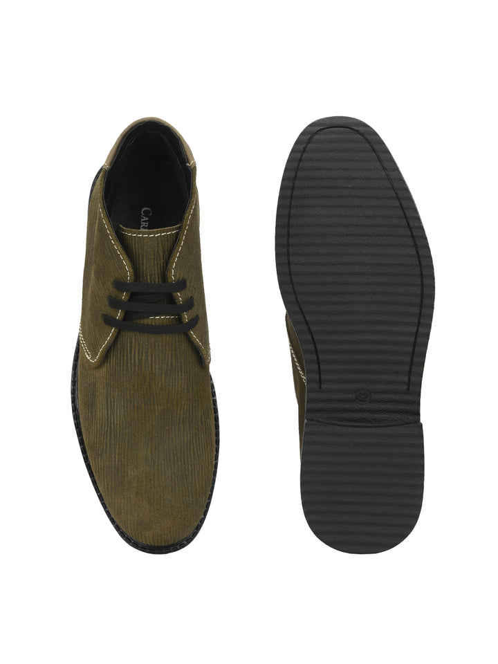 CARLO ROMANO PRIMIUME SUEDE LEATHER CASUAL DERBY BOOT FOR MEN