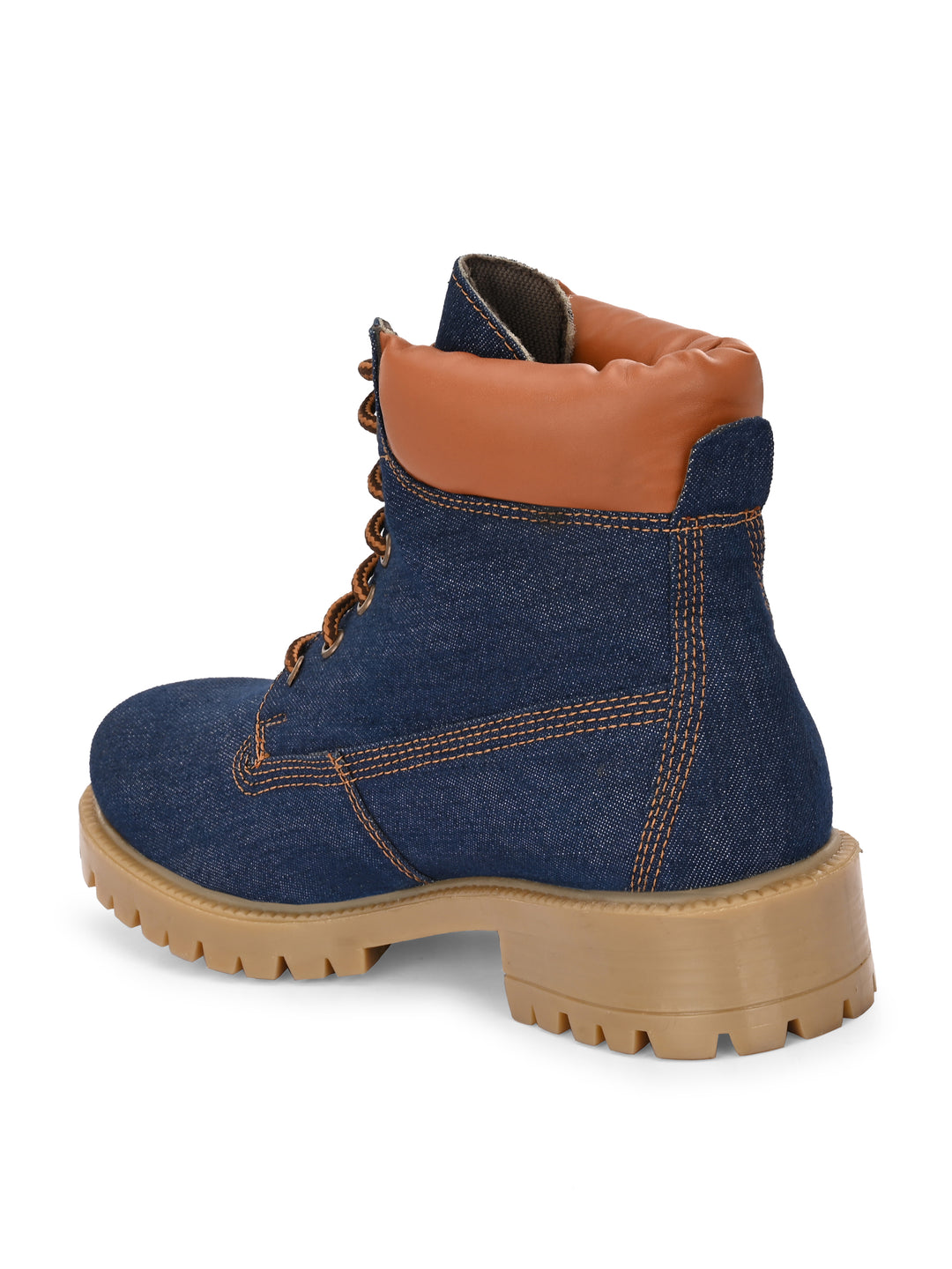 CARLO ROMANO TEXTILE / VEGAN LEATHER ANKLE BOOT FOR WOMEN