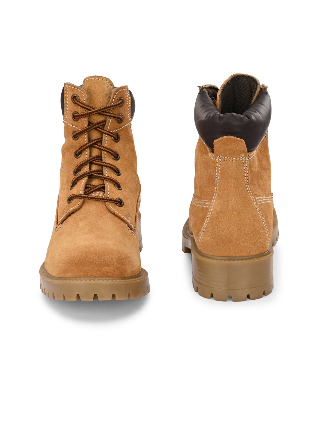 CARLO ROMANO GENUINE LEATHER ANKLE BOOT FOR WOMEN