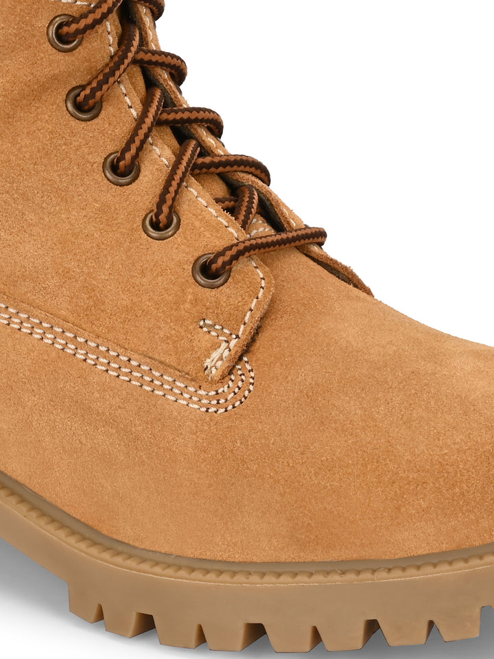 CARLO ROMANO GENUINE LEATHER ANKLE BOOT FOR WOMEN