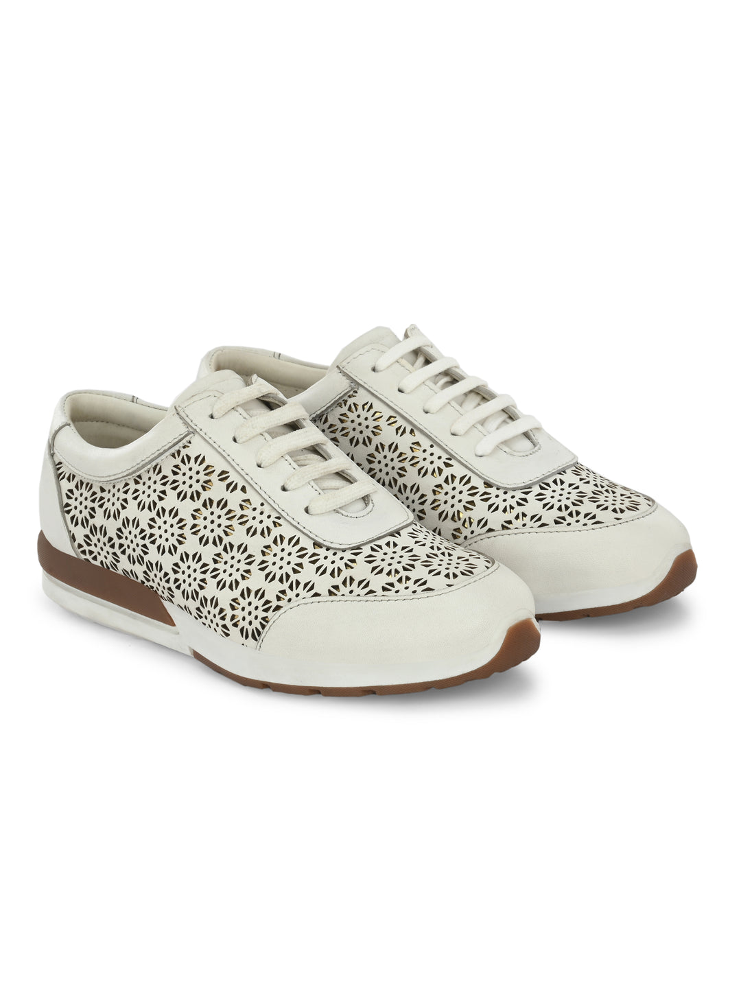 CARLO ROMANO BY WASAN SHOE GENINUE SHEEP LEATHER SNEAKERS FOR WOMEN
