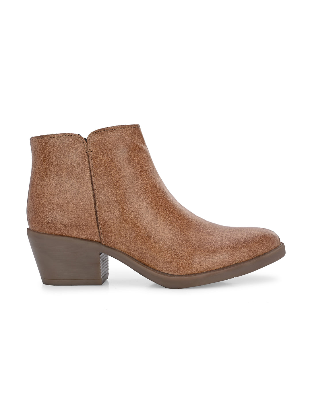 CARLO ROMANO BY WASAN SHOES GENUINE BURNISH LEATHER ANKLE BOOT