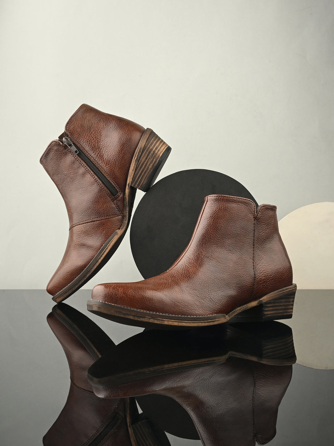 CARLO ROMANO BY WASAN VEGAN LEATHER BOOT FOR WOMEN