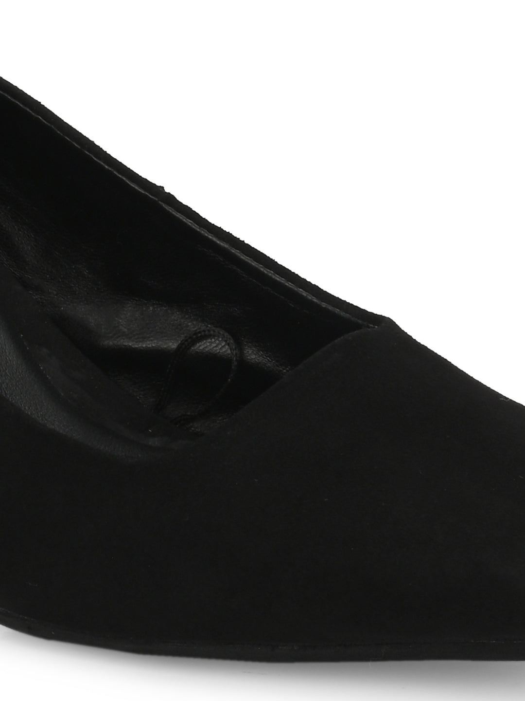 CARLO ROMANO SUEDE LEATHER BLACK COLOR WITH MULTI COLOR INTERCHANGEABLE HEELS BELLY  FOR WOMEN