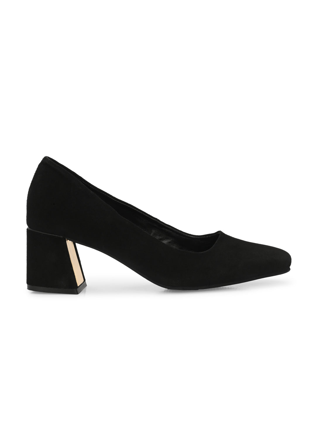 CARLO ROMANO SUEDE LEATHER BLACK COLOR WITH MULTI COLOR INTERCHANGEABLE HEELS BELLY  FOR WOMEN