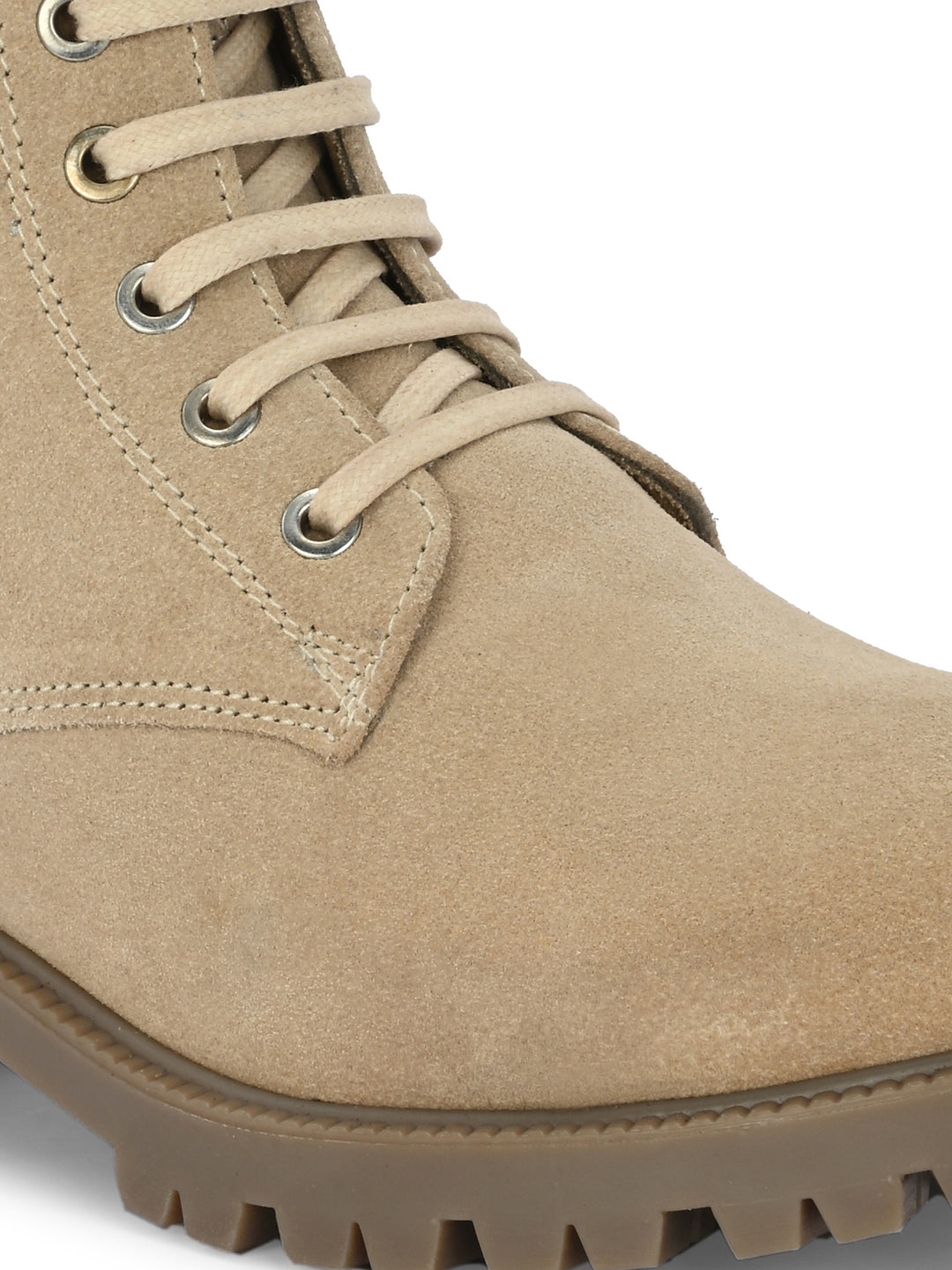 CARLO ROMANO BY WASAN SUEDE LEATHER LACE-UPS WITH ZIP  STYLISH ANKLE BOOT FOR WOMEN