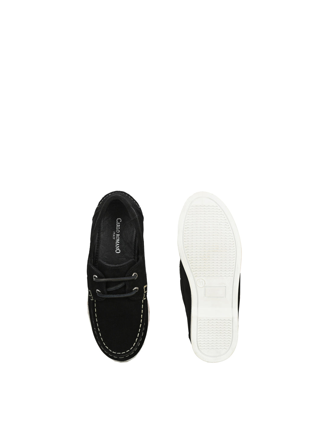 CARLO ROMANO by Wasan Shoes Boys/Girls Genuine Suede Leather lace Up Shoes