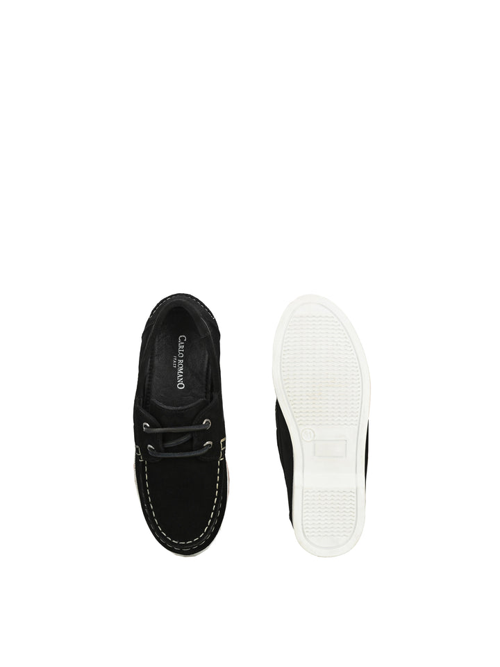 CARLO ROMANO by Wasan Shoes Boys/Girls Genuine Suede Leather lace Up Shoes