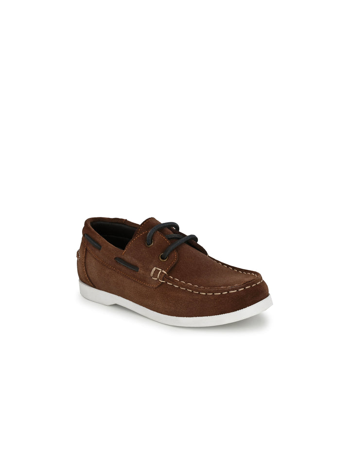 CARLO ROMANO by Wasan Shoes Boys/Girls Genuine Suede Leather lace Up Shoes