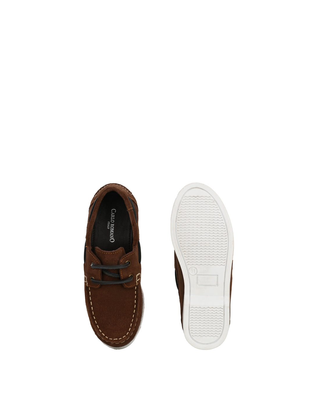 CARLO ROMANO by Wasan Shoes Boys/Girls Genuine Suede Leather lace Up Shoes