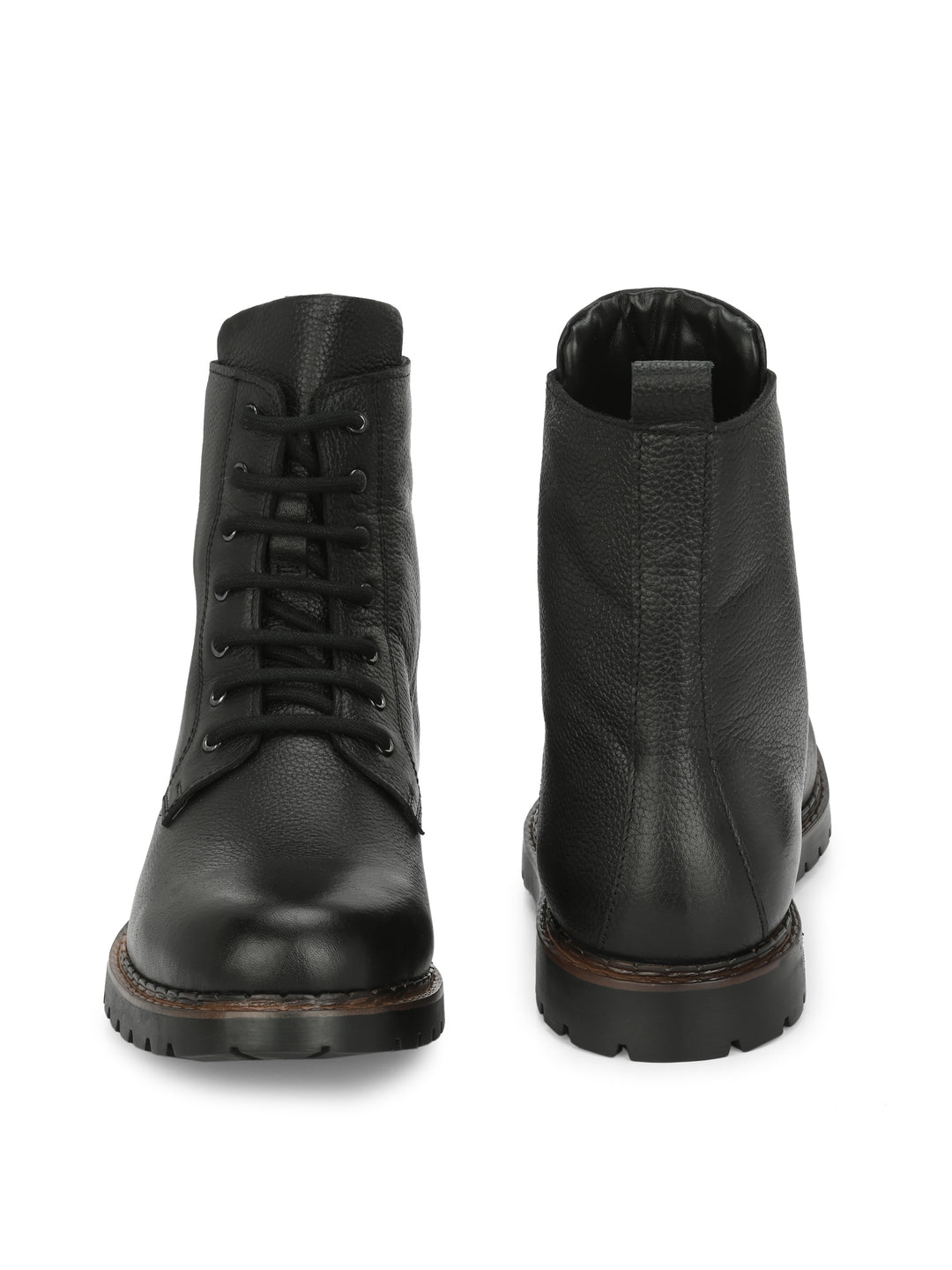 CARLO ROMANO BY WASAN SHOE GENUINE MILLED LEATHER MEN'S ANKLE BOOT