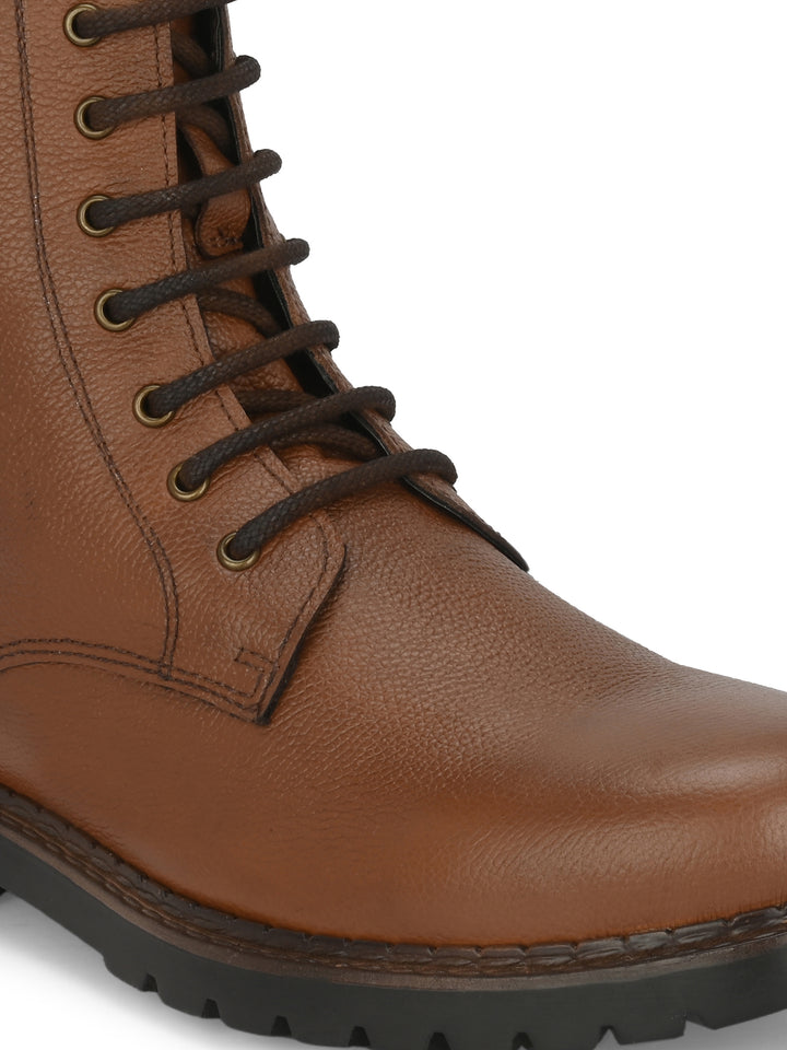 CARLO ROMANO BY WASAN SHOE GENUINE MILLED LEATHER MEN'S ANKLE BOOT