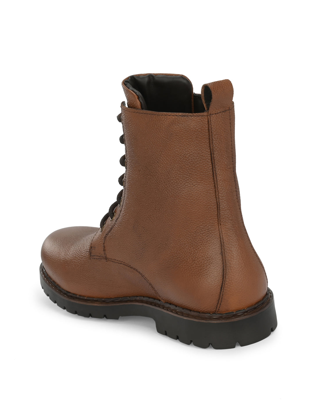 CARLO ROMANO BY WASAN SHOE GENUINE MILLED LEATHER MEN'S ANKLE BOOT