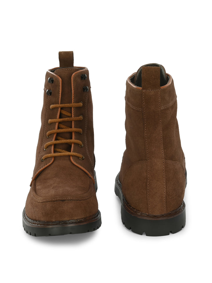 CARLO ROMANO BY WASAN SHOE GENUINE SUEDE LEATHER MEN'S ANKLE BOOT