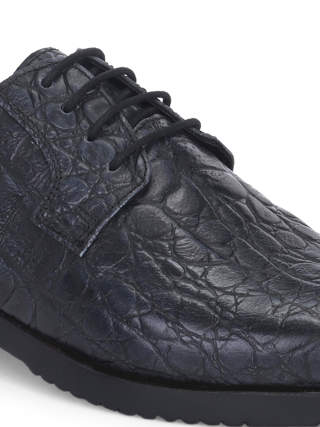 CARLO ROMANO BY WASAN  PREMIUM STYLISH CROCO PRINTED LEATHER SHOES FOR MEN